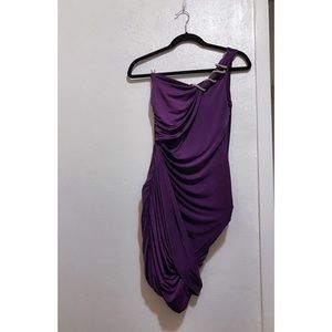 One shoulder Asymmetric bodycon Dress